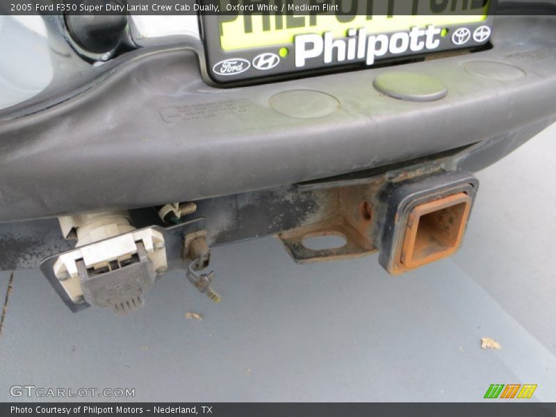 Oxford White / Medium Flint 2005 Ford F350 Super Duty Lariat Crew Cab Dually