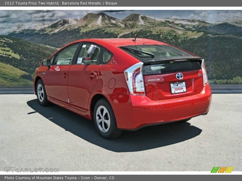 Barcelona Red Metallic / Bisque 2013 Toyota Prius Two Hybrid