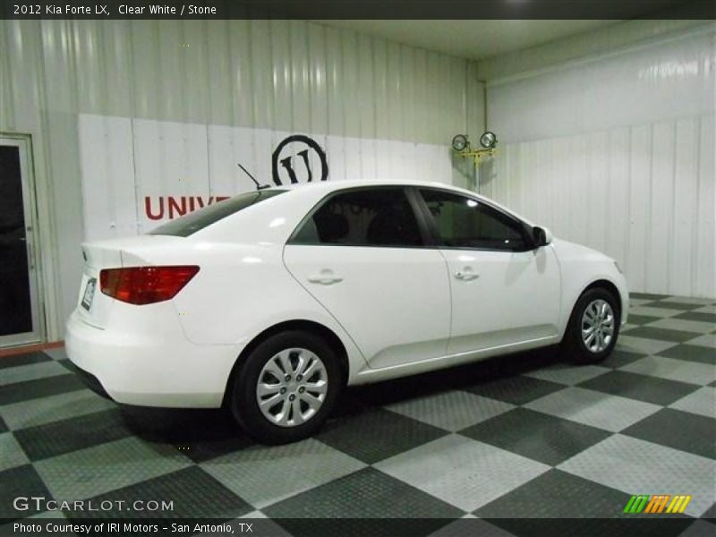 Clear White / Stone 2012 Kia Forte LX