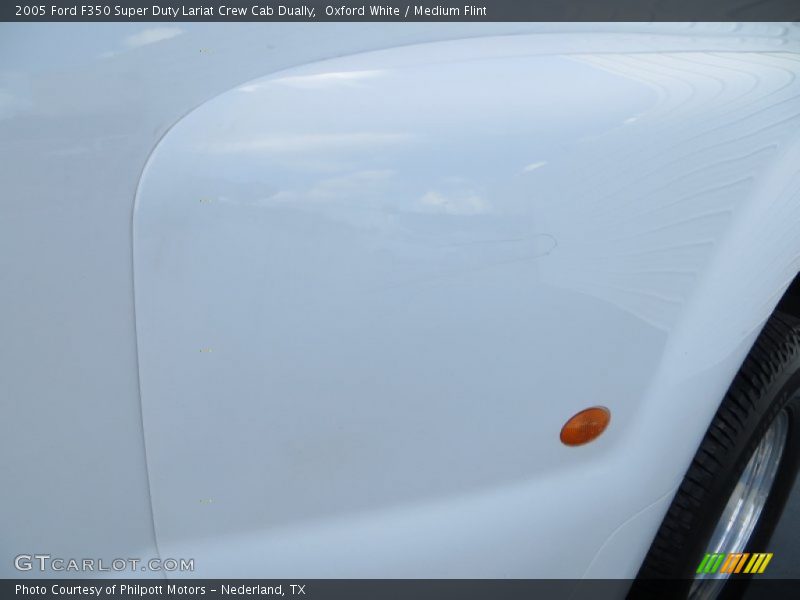 Oxford White / Medium Flint 2005 Ford F350 Super Duty Lariat Crew Cab Dually