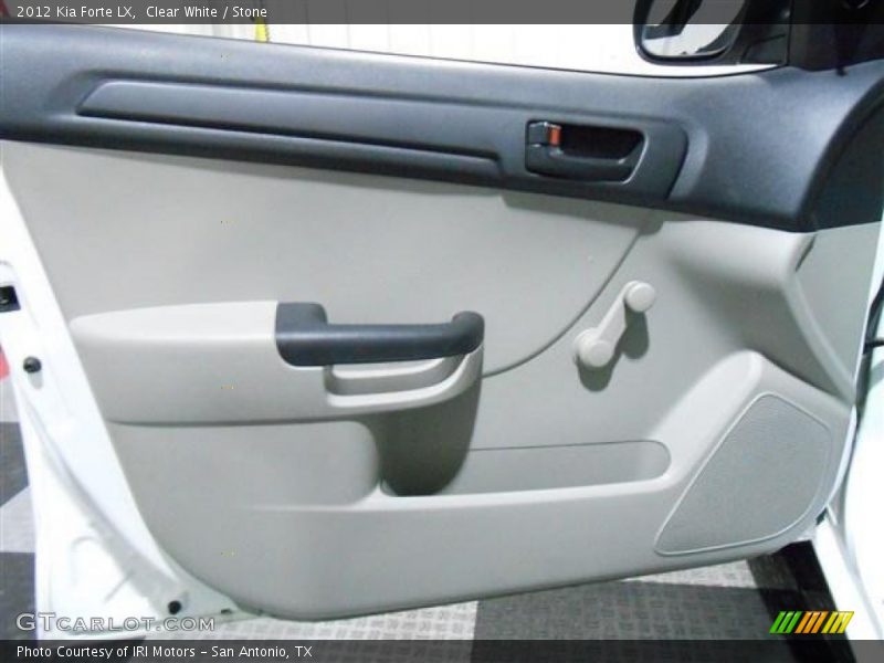 Clear White / Stone 2012 Kia Forte LX