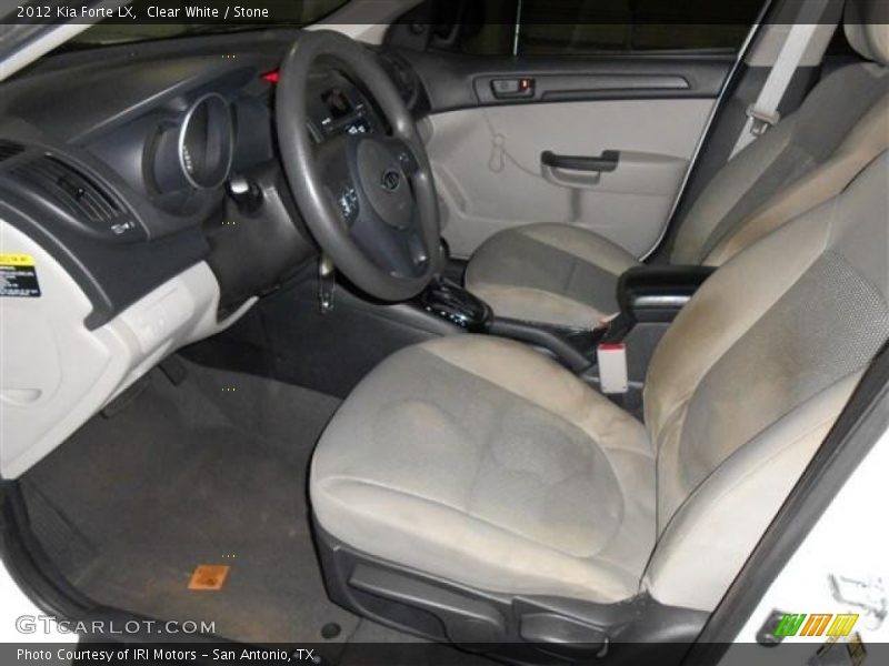 Clear White / Stone 2012 Kia Forte LX