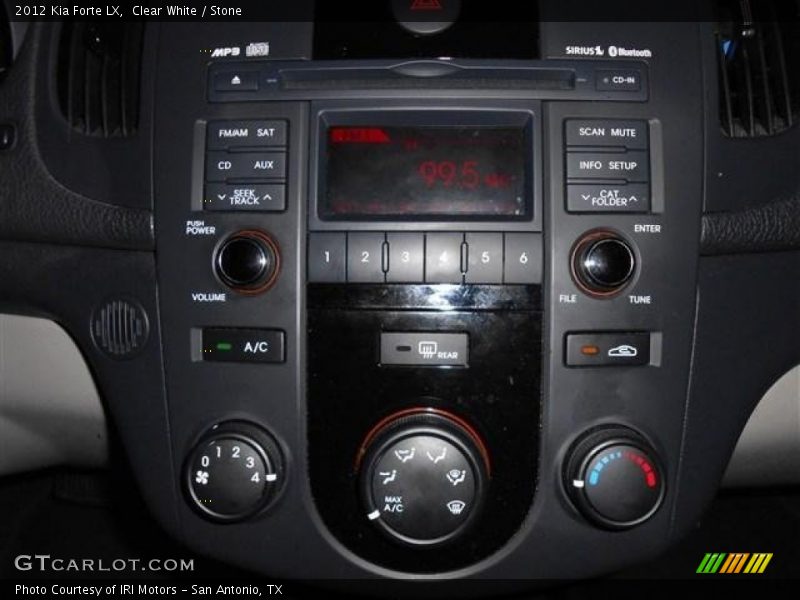 Clear White / Stone 2012 Kia Forte LX