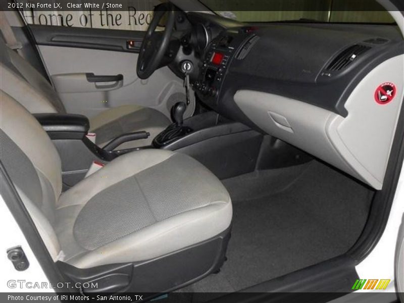 Clear White / Stone 2012 Kia Forte LX