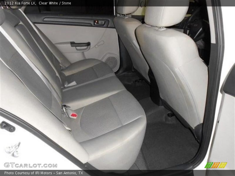 Clear White / Stone 2012 Kia Forte LX