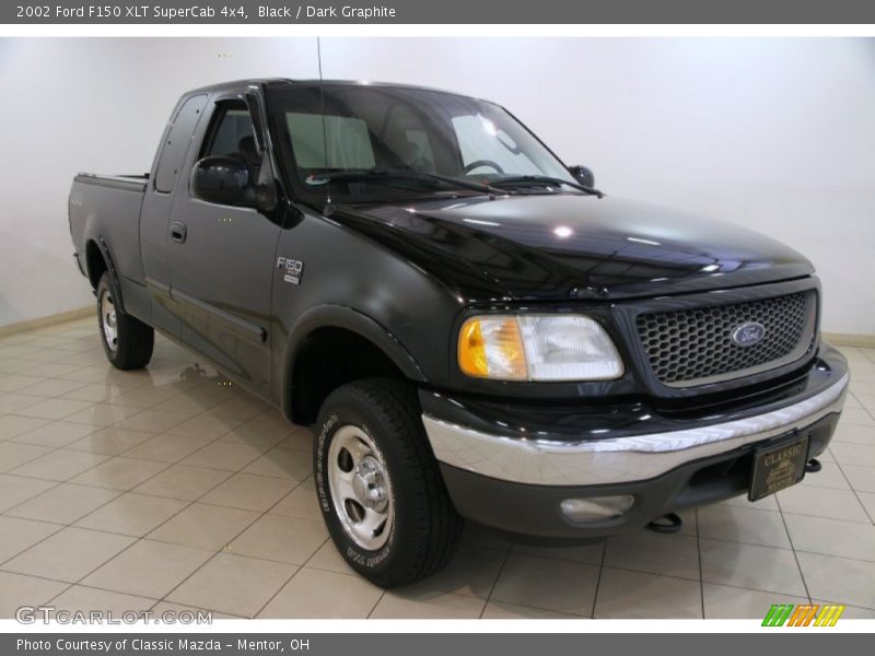 Black / Dark Graphite 2002 Ford F150 XLT SuperCab 4x4