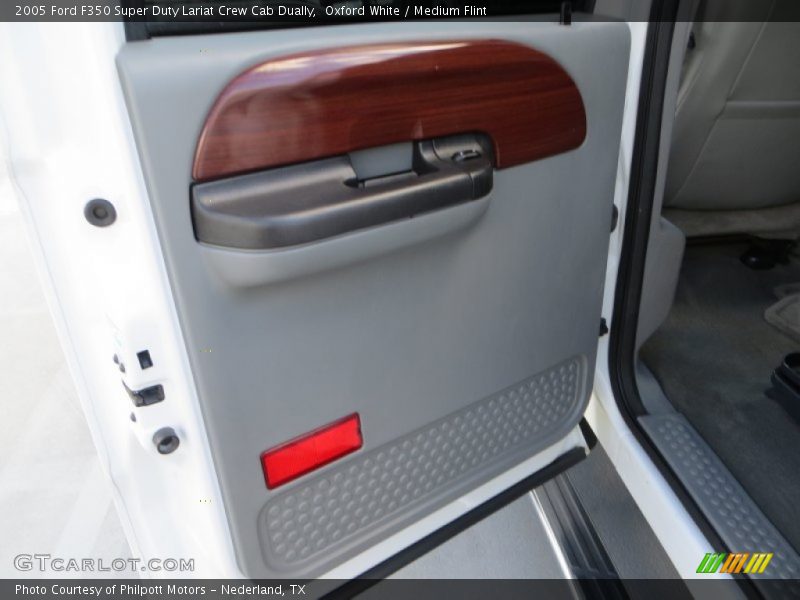 Oxford White / Medium Flint 2005 Ford F350 Super Duty Lariat Crew Cab Dually