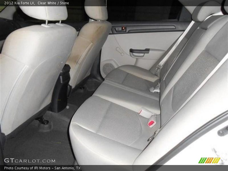 Clear White / Stone 2012 Kia Forte LX