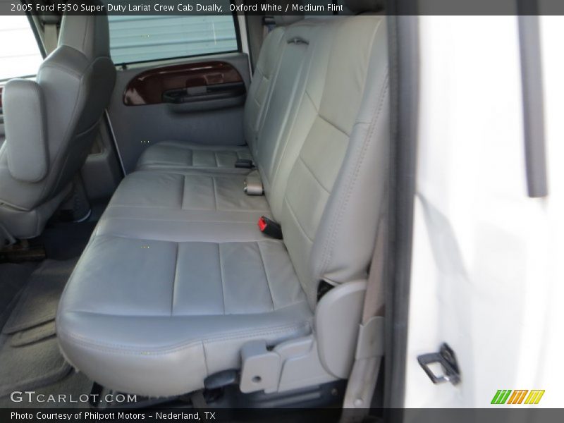 Oxford White / Medium Flint 2005 Ford F350 Super Duty Lariat Crew Cab Dually