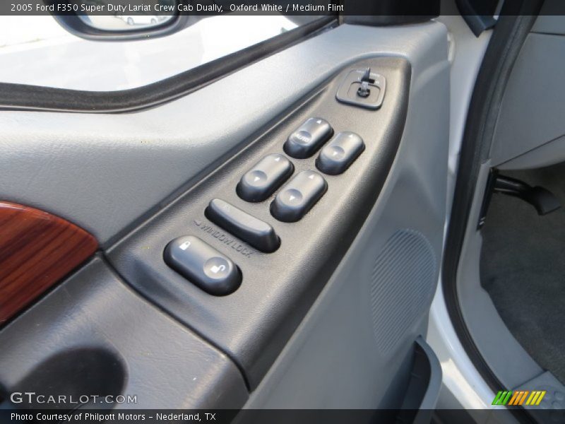 Oxford White / Medium Flint 2005 Ford F350 Super Duty Lariat Crew Cab Dually