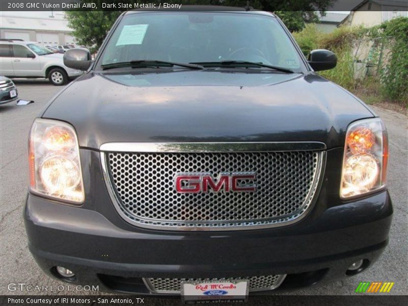 Dark Slate Metallic / Ebony 2008 GMC Yukon Denali AWD