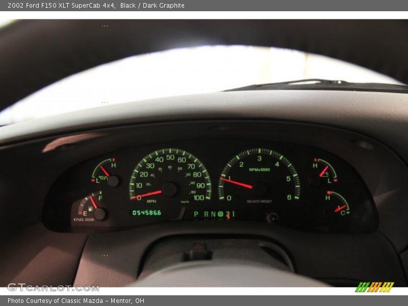 Black / Dark Graphite 2002 Ford F150 XLT SuperCab 4x4