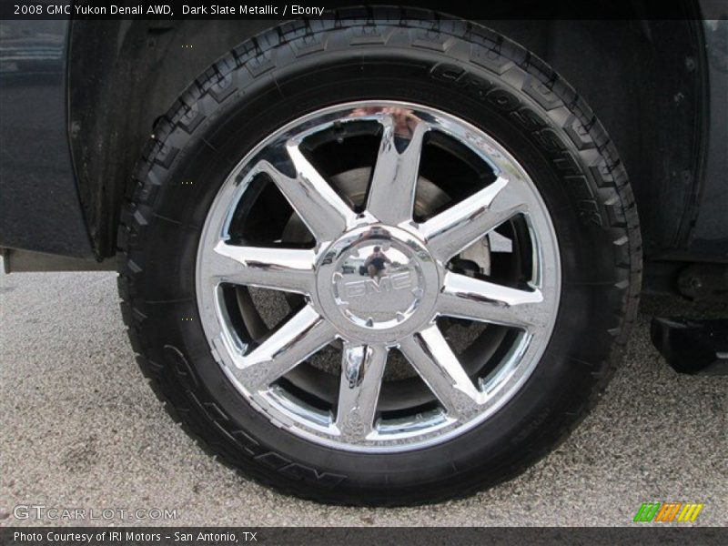 Dark Slate Metallic / Ebony 2008 GMC Yukon Denali AWD