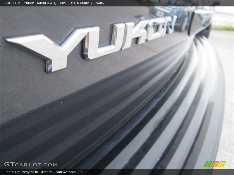 Dark Slate Metallic / Ebony 2008 GMC Yukon Denali AWD