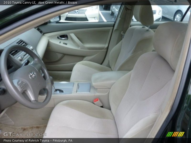 Aloe Green Metallic / Bisque 2010 Toyota Camry LE