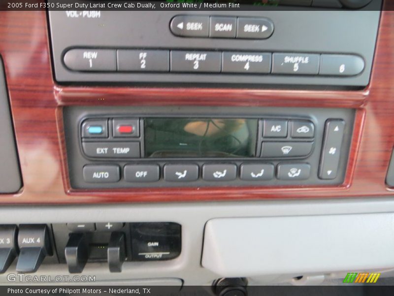 Oxford White / Medium Flint 2005 Ford F350 Super Duty Lariat Crew Cab Dually