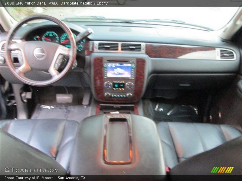 Dark Slate Metallic / Ebony 2008 GMC Yukon Denali AWD