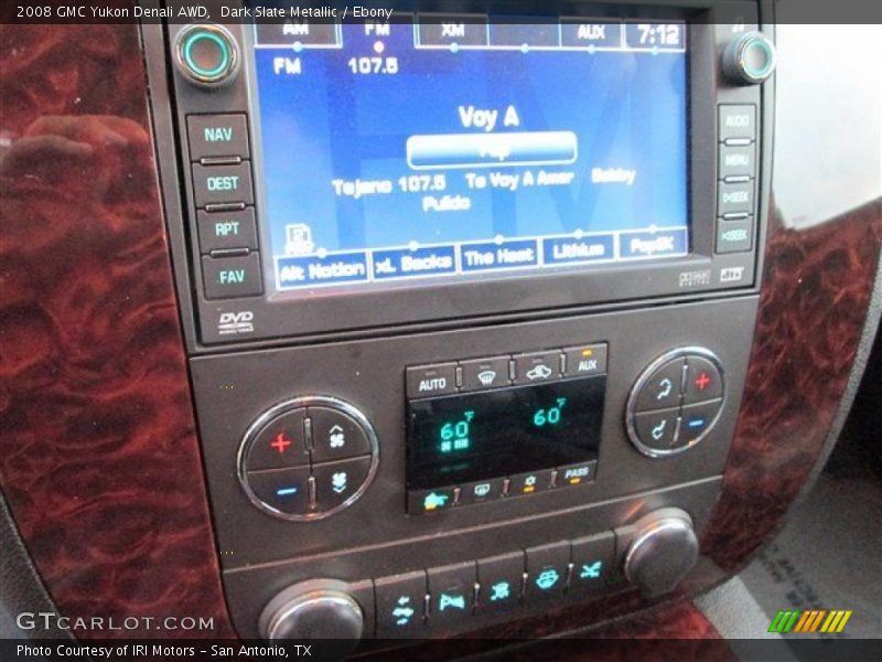 Dark Slate Metallic / Ebony 2008 GMC Yukon Denali AWD