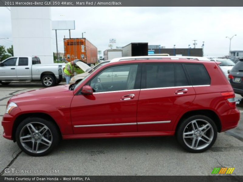 Mars Red / Almond/Black 2011 Mercedes-Benz GLK 350 4Matic