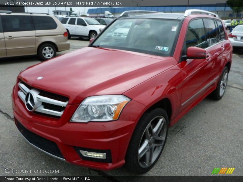 Mars Red / Almond/Black 2011 Mercedes-Benz GLK 350 4Matic