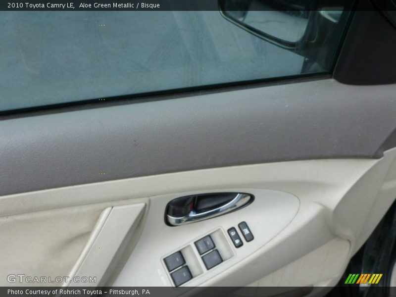 Aloe Green Metallic / Bisque 2010 Toyota Camry LE