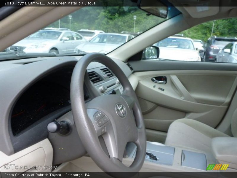 Aloe Green Metallic / Bisque 2010 Toyota Camry LE