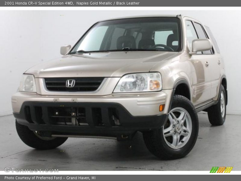 Naples Gold Metallic / Black Leather 2001 Honda CR-V Special Edition 4WD