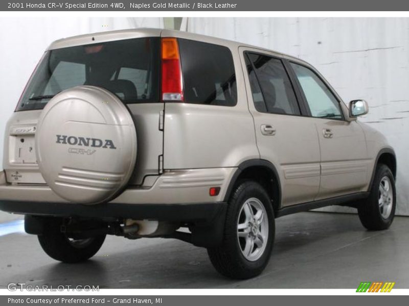 Naples Gold Metallic / Black Leather 2001 Honda CR-V Special Edition 4WD