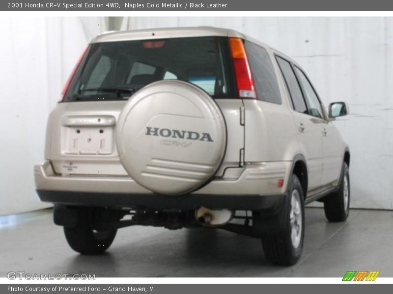 Naples Gold Metallic / Black Leather 2001 Honda CR-V Special Edition 4WD