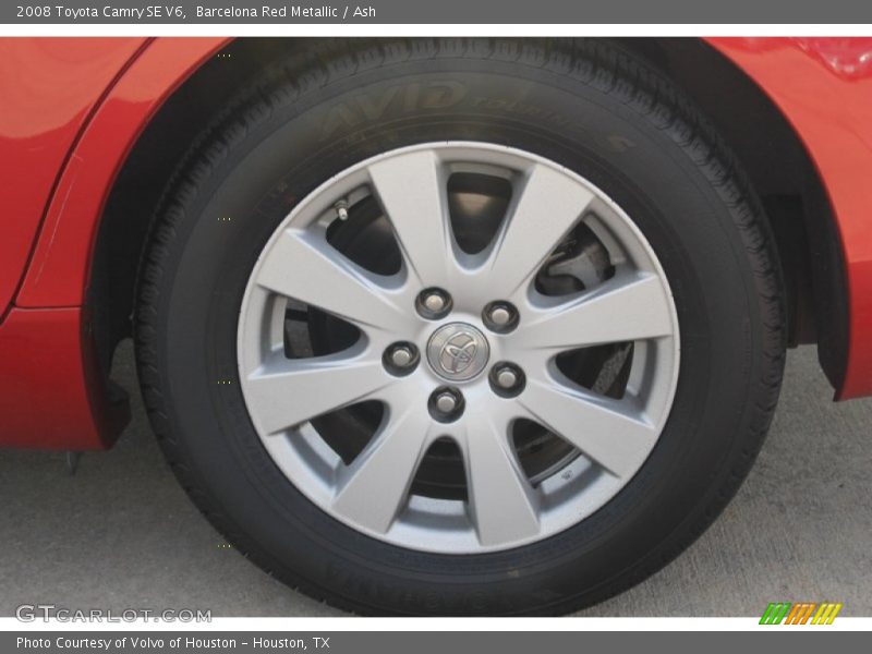 Barcelona Red Metallic / Ash 2008 Toyota Camry SE V6