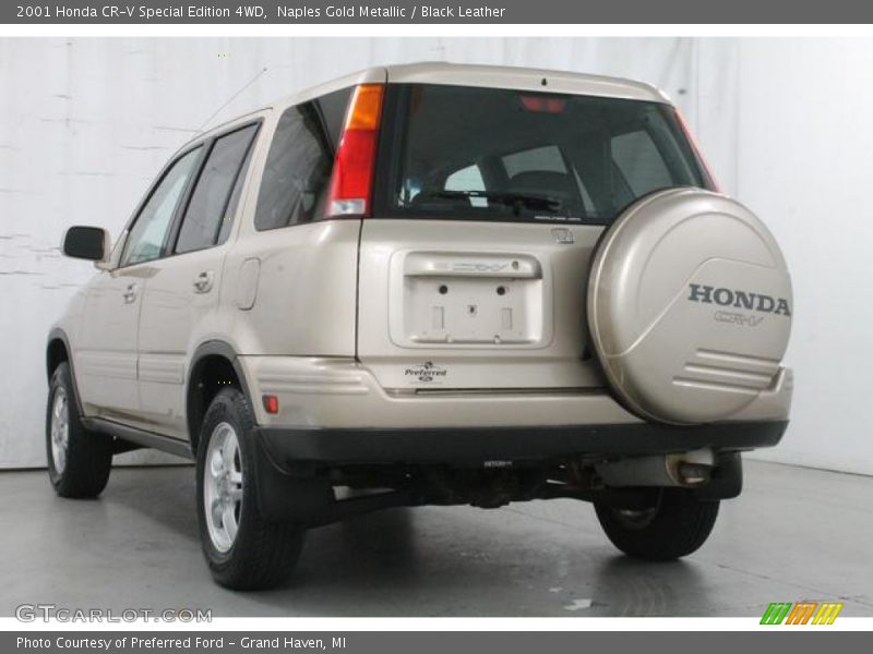 Naples Gold Metallic / Black Leather 2001 Honda CR-V Special Edition 4WD