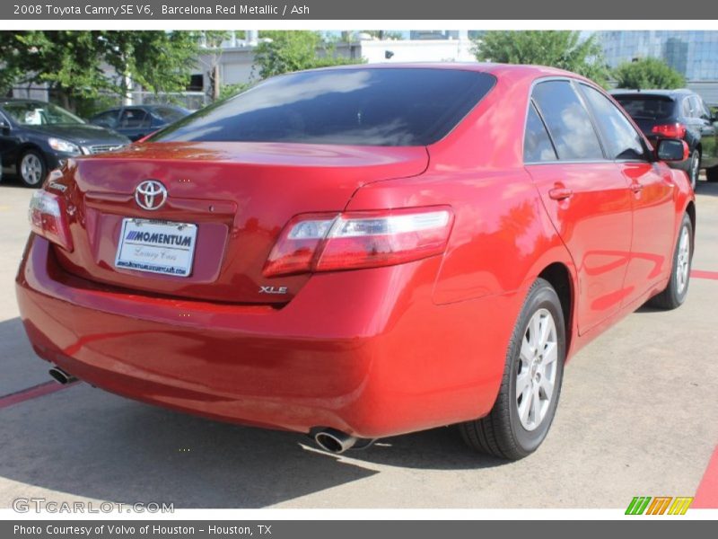 Barcelona Red Metallic / Ash 2008 Toyota Camry SE V6