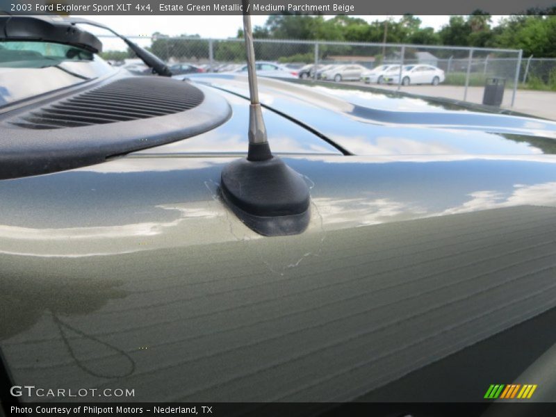 Estate Green Metallic / Medium Parchment Beige 2003 Ford Explorer Sport XLT 4x4