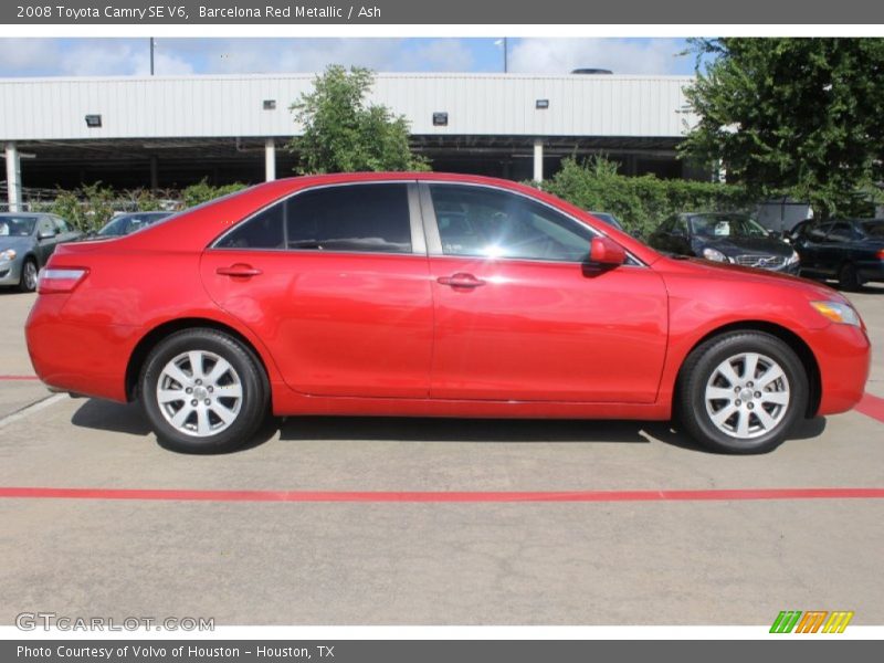 Barcelona Red Metallic / Ash 2008 Toyota Camry SE V6