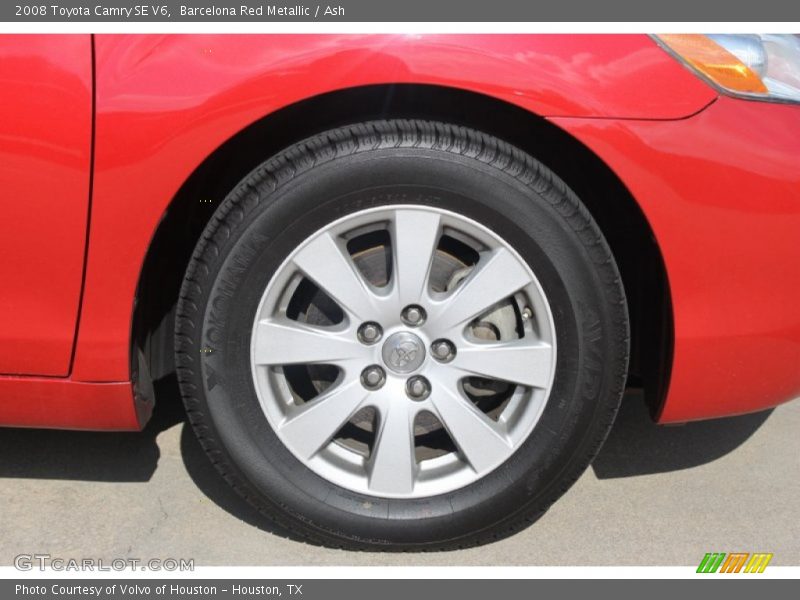 Barcelona Red Metallic / Ash 2008 Toyota Camry SE V6