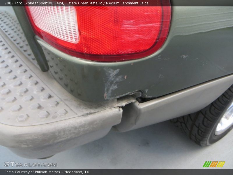 Estate Green Metallic / Medium Parchment Beige 2003 Ford Explorer Sport XLT 4x4