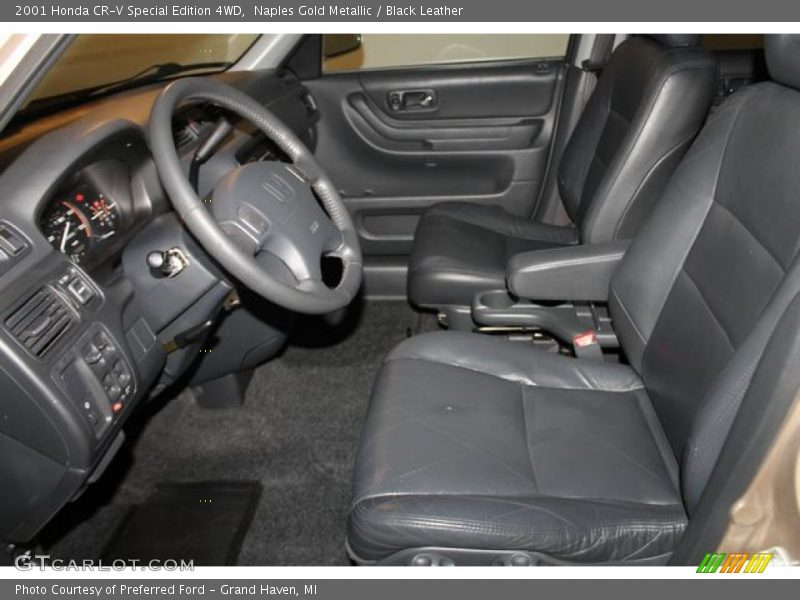 Naples Gold Metallic / Black Leather 2001 Honda CR-V Special Edition 4WD