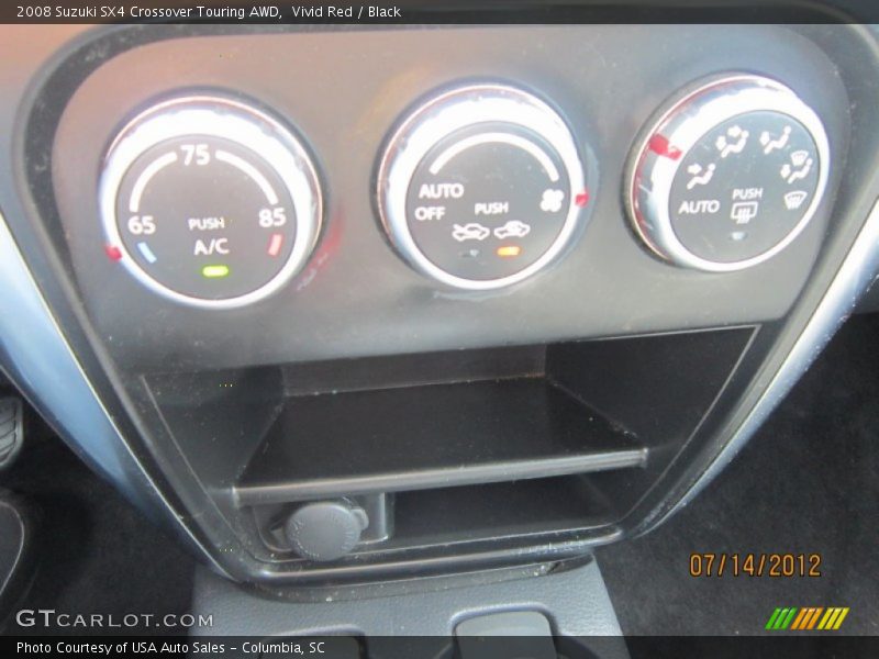 Vivid Red / Black 2008 Suzuki SX4 Crossover Touring AWD