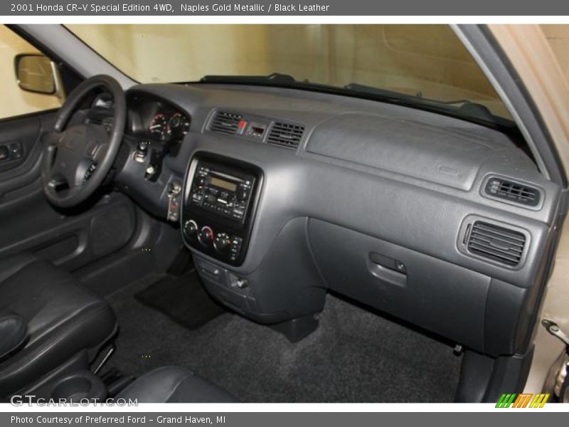 Naples Gold Metallic / Black Leather 2001 Honda CR-V Special Edition 4WD