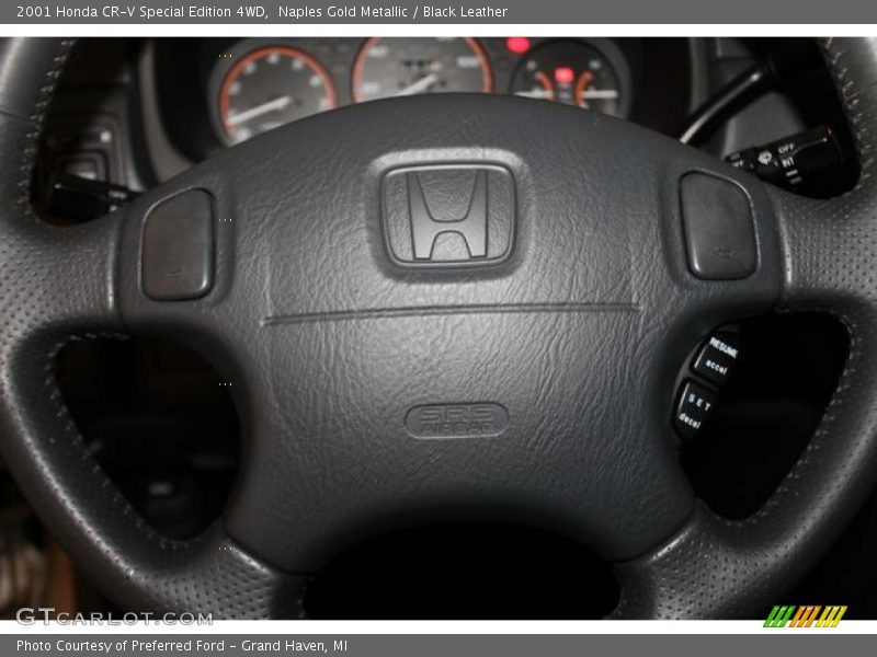 Naples Gold Metallic / Black Leather 2001 Honda CR-V Special Edition 4WD