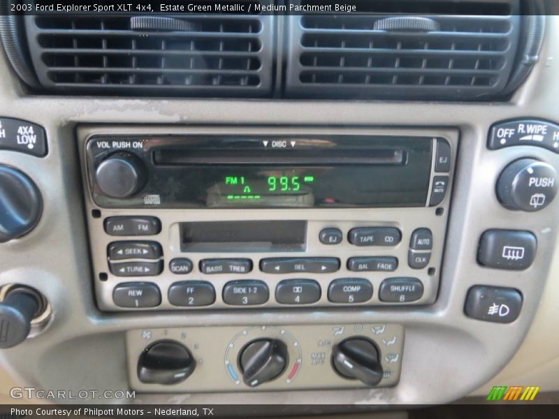 Estate Green Metallic / Medium Parchment Beige 2003 Ford Explorer Sport XLT 4x4