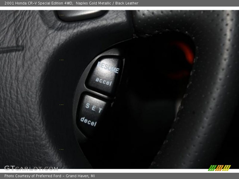 Naples Gold Metallic / Black Leather 2001 Honda CR-V Special Edition 4WD