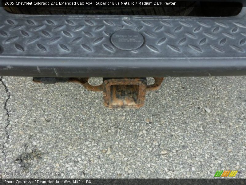Superior Blue Metallic / Medium Dark Pewter 2005 Chevrolet Colorado Z71 Extended Cab 4x4