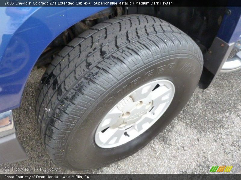 Superior Blue Metallic / Medium Dark Pewter 2005 Chevrolet Colorado Z71 Extended Cab 4x4