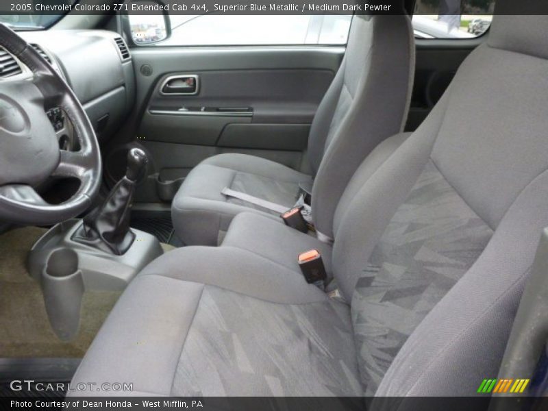 Superior Blue Metallic / Medium Dark Pewter 2005 Chevrolet Colorado Z71 Extended Cab 4x4