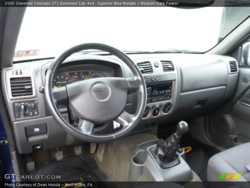 Superior Blue Metallic / Medium Dark Pewter 2005 Chevrolet Colorado Z71 Extended Cab 4x4