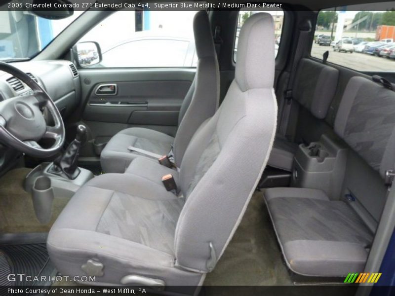 Superior Blue Metallic / Medium Dark Pewter 2005 Chevrolet Colorado Z71 Extended Cab 4x4