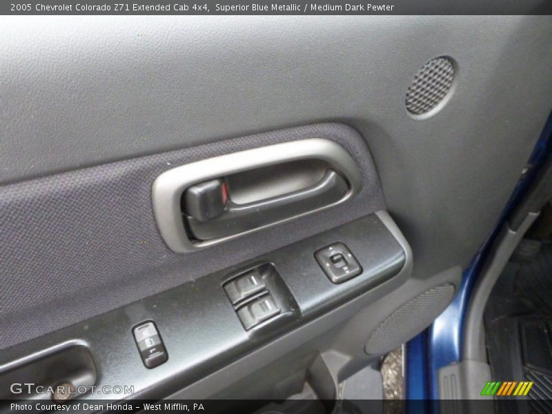 Superior Blue Metallic / Medium Dark Pewter 2005 Chevrolet Colorado Z71 Extended Cab 4x4