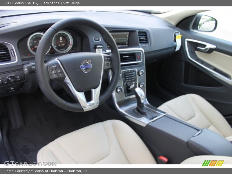 Black Stone / Soft Beige 2013 Volvo S60 T5