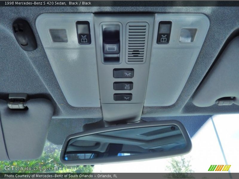 Controls of 1998 S 420 Sedan